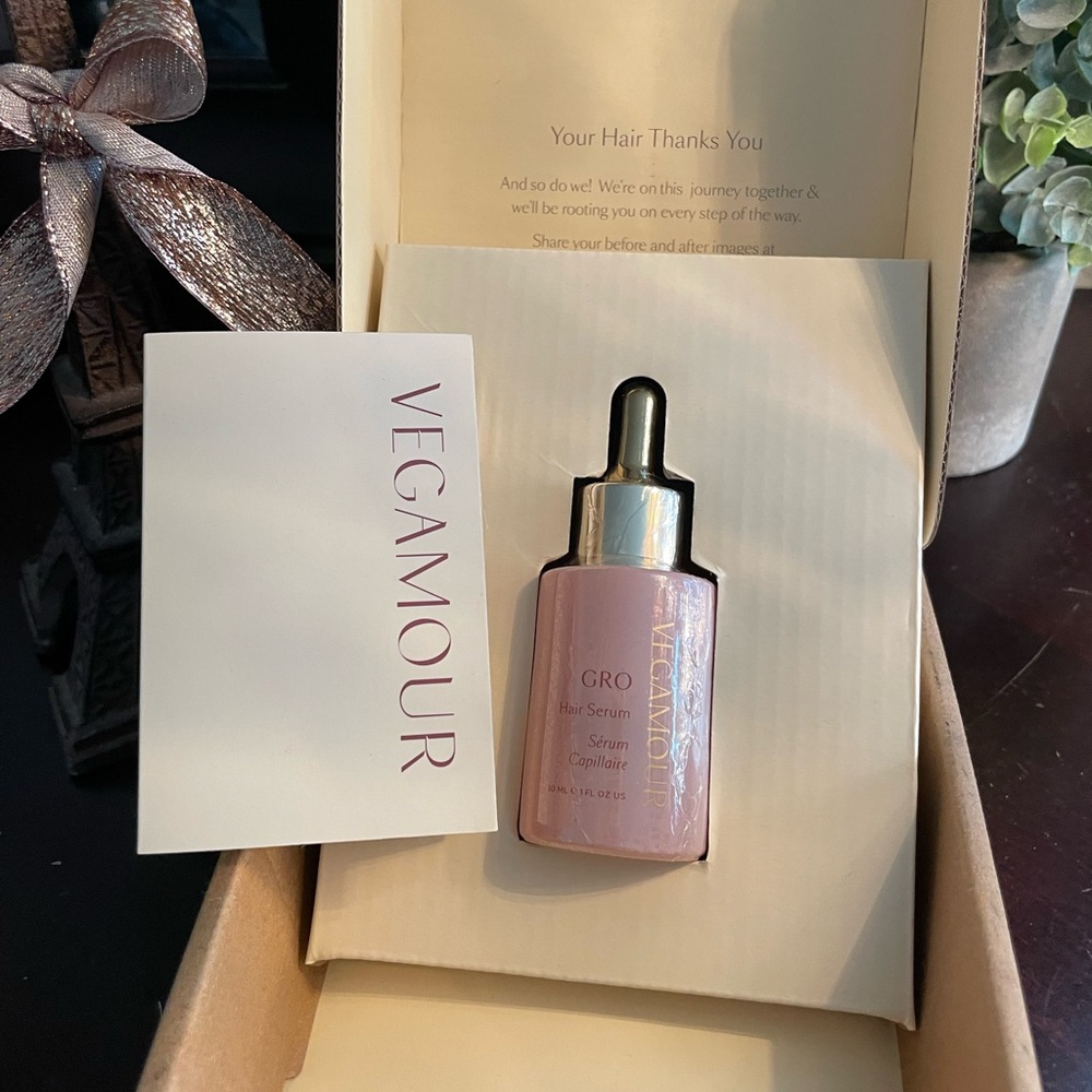 Three 4 price of one! Sealed in box bottles of 30ml Vegamour Hair Gro Serum.